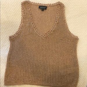 Rose gold TOPSHOP top!